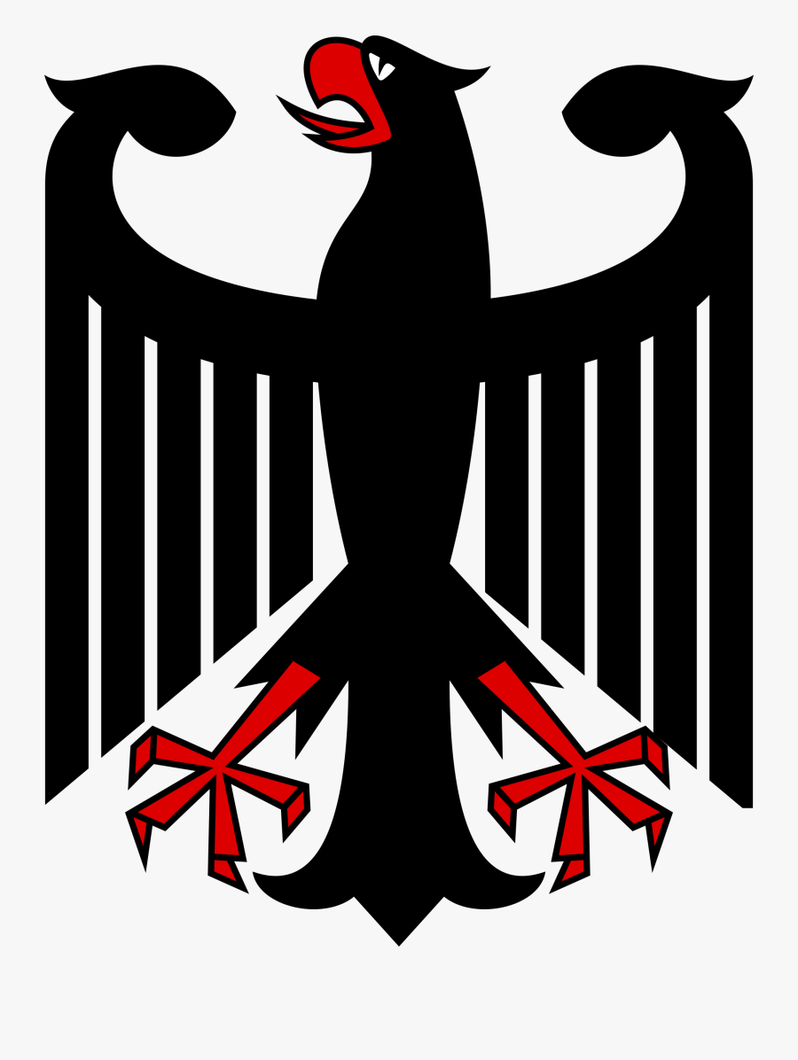 Eagle Clipart Logo Germany Coat Of Arms - Flag Of Germany, Transparent Clipart