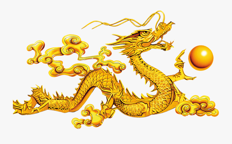 China Chinese Dragon Clip Art - Golden Dragon Logo Png, Transparent Clipart
