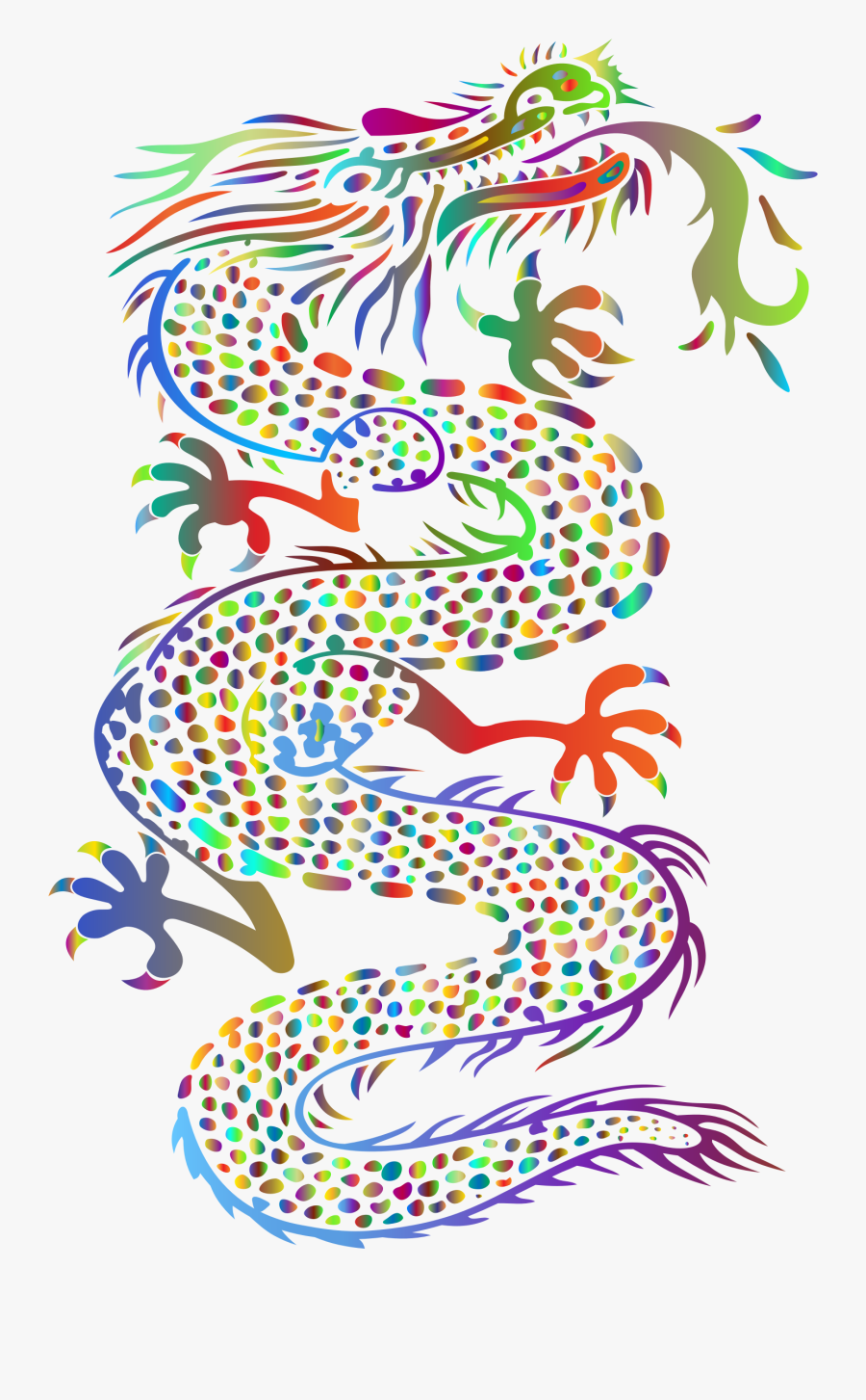 Transparent Dragon Clip Art Png - Chinese Dragon Transparent Background, Transparent Clipart