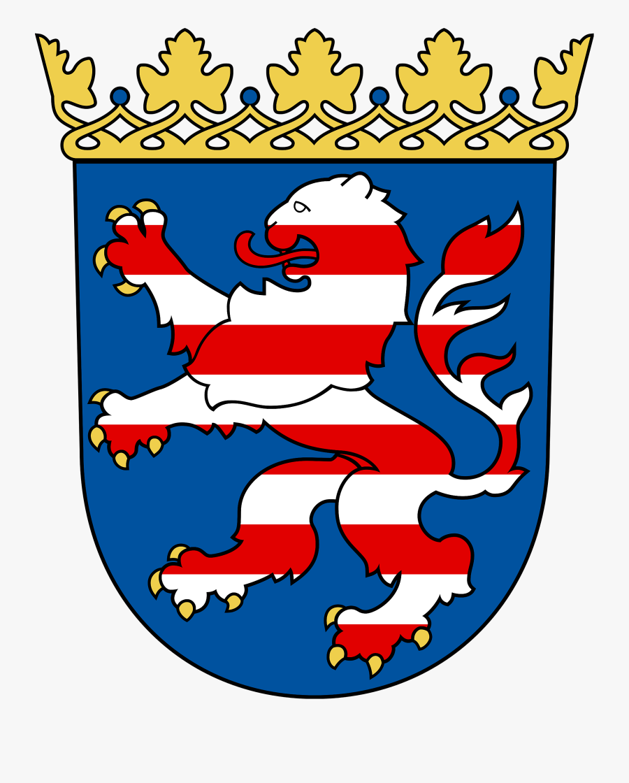 Coat Of Arms Hesse Germany Free Picture - Hessen Coat Of Arms, Transparent Clipart