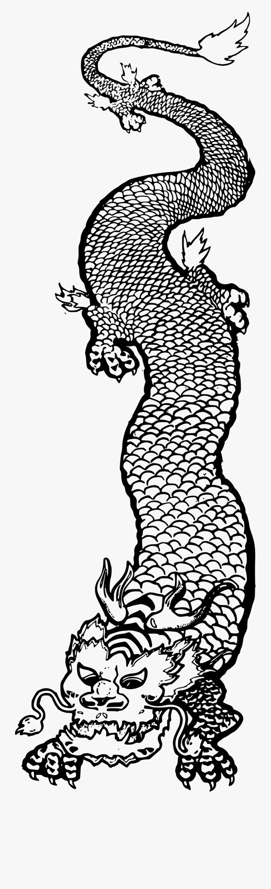Asian Dragon Vector, Transparent Clipart