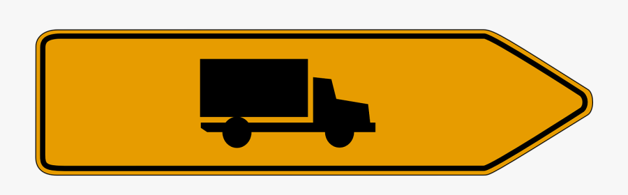 Germany, Direction Trucks Road Sign Germany Traffic, Transparent Clipart