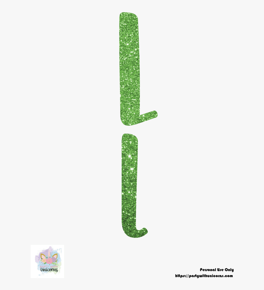 Clip Art Letters - Glitter, Transparent Clipart