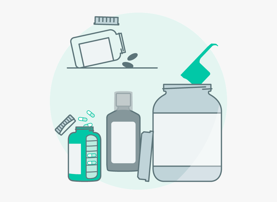 Plastic Bottle, Transparent Clipart