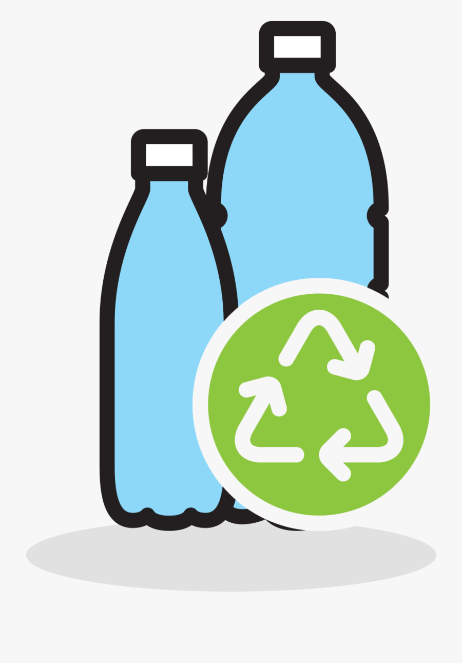 Plastic Bottle, Transparent Clipart