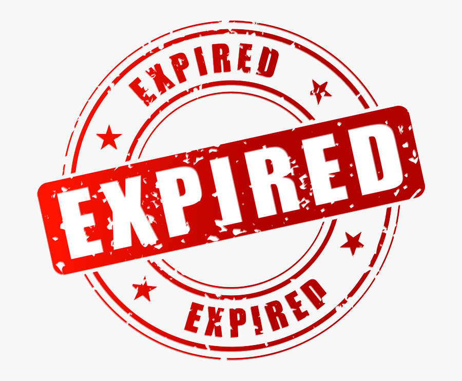 Expired Transparent, Transparent Clipart