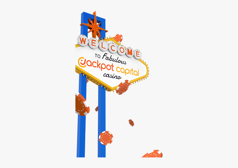 Welcome To The Fabulous Jackpot Capital Casino Billboard, Transparent Clipart