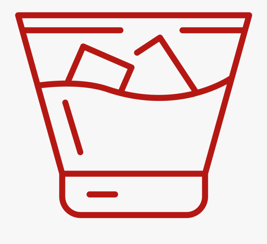 Whiskey Glass Icon, Transparent Clipart