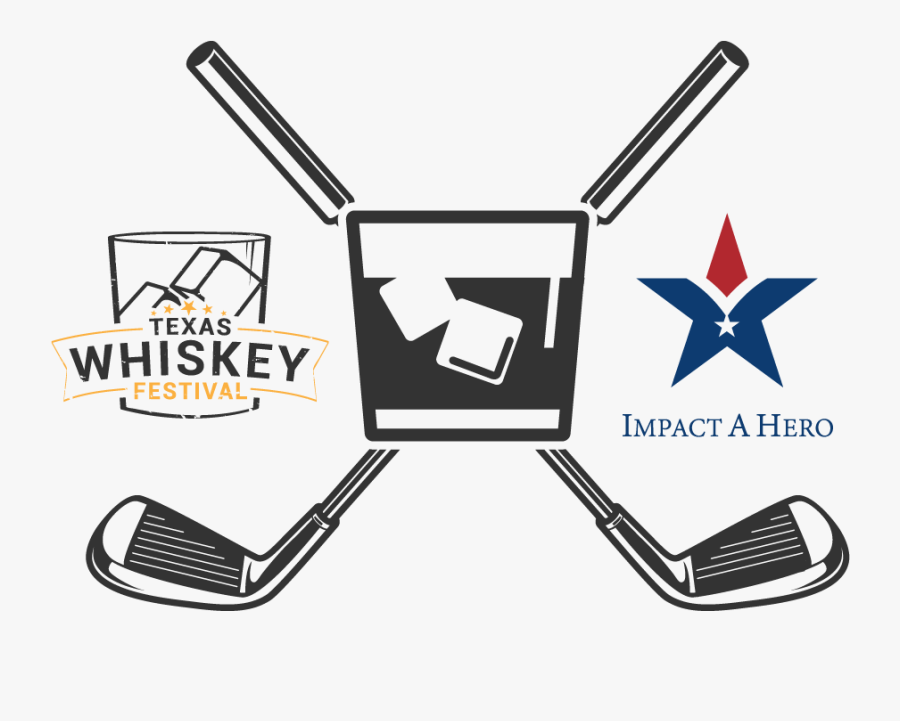 Links And Drinks - Whiskey Golf Logo, Transparent Clipart