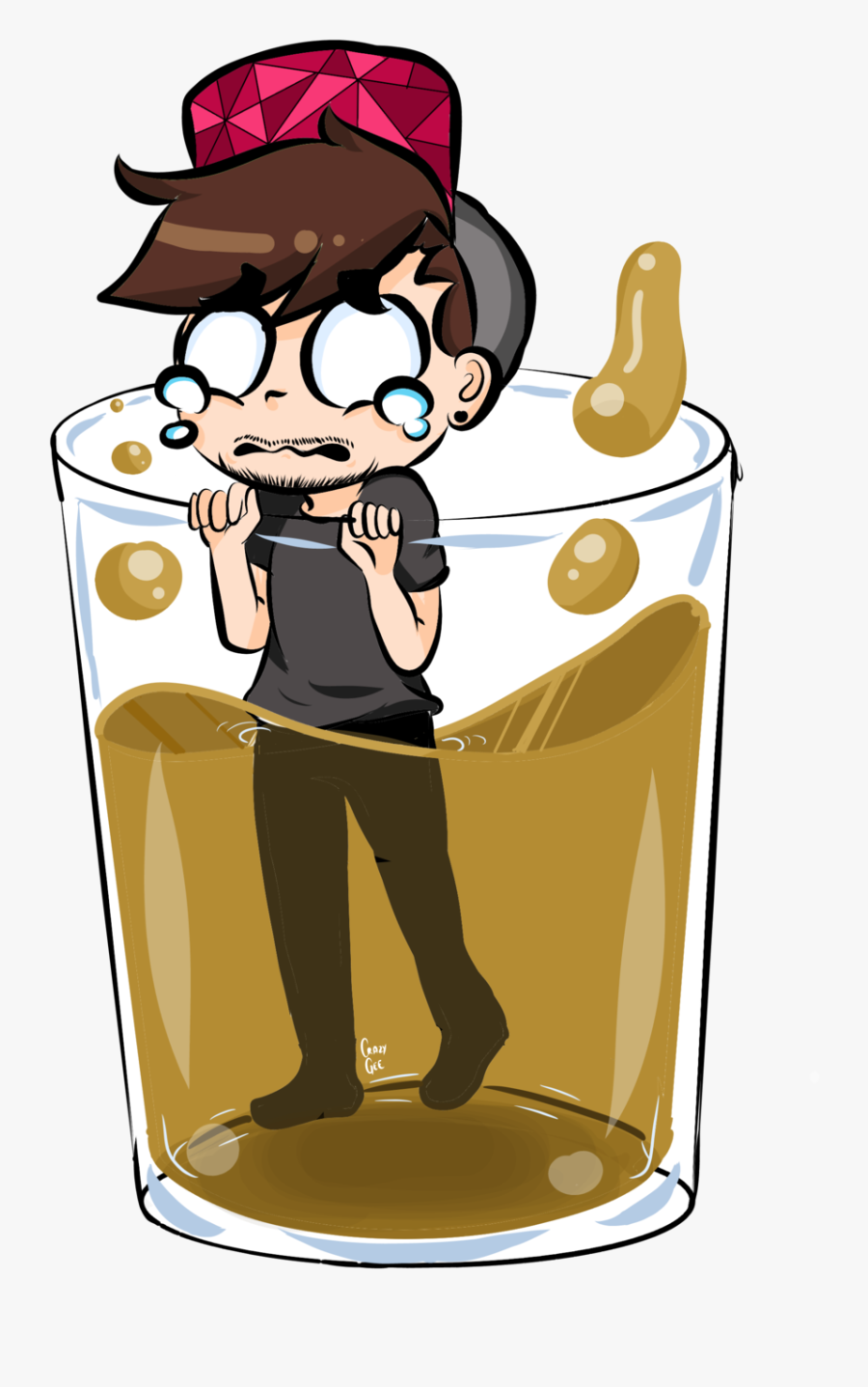 “whiskey Addiction Ego Art Week” - Cartoon, Transparent Clipart