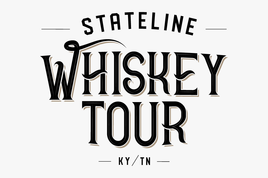 Stateline Whiskey Tour Ky / Tn - Calligraphy, Transparent Clipart