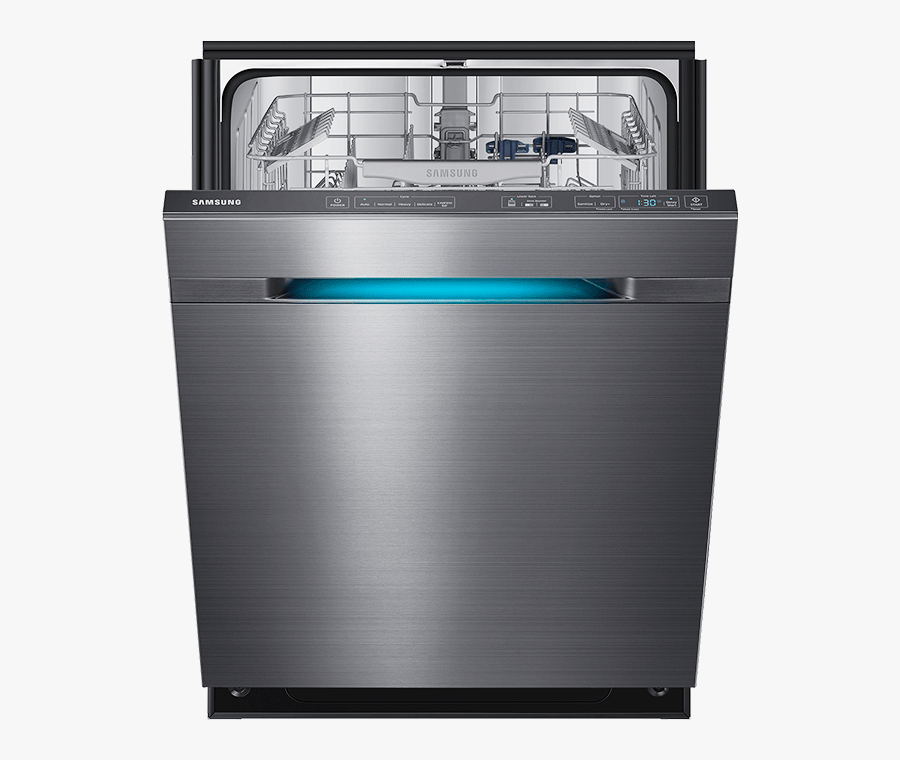 Black Stainless Steel Dishwasher Samsung, Transparent Clipart