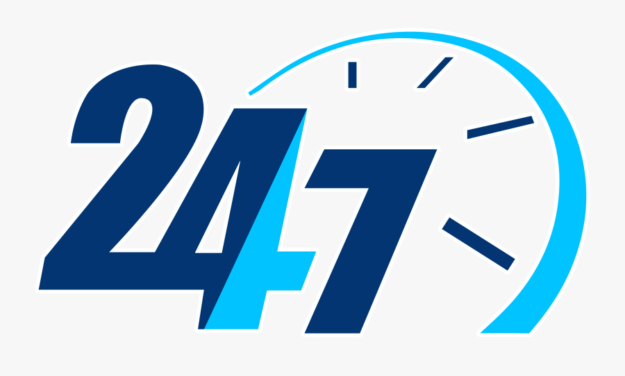 24 7 Vector Png, Transparent Clipart