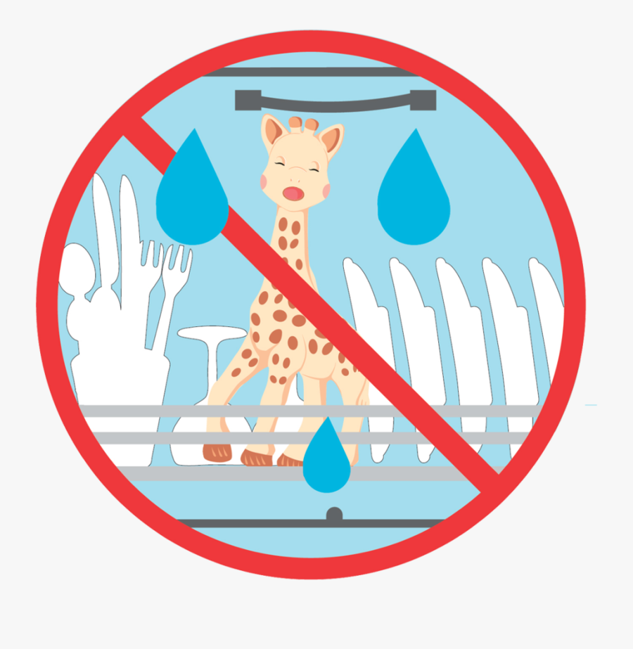 No Dishwasher - Sophie La Girafe 1961, Transparent Clipart