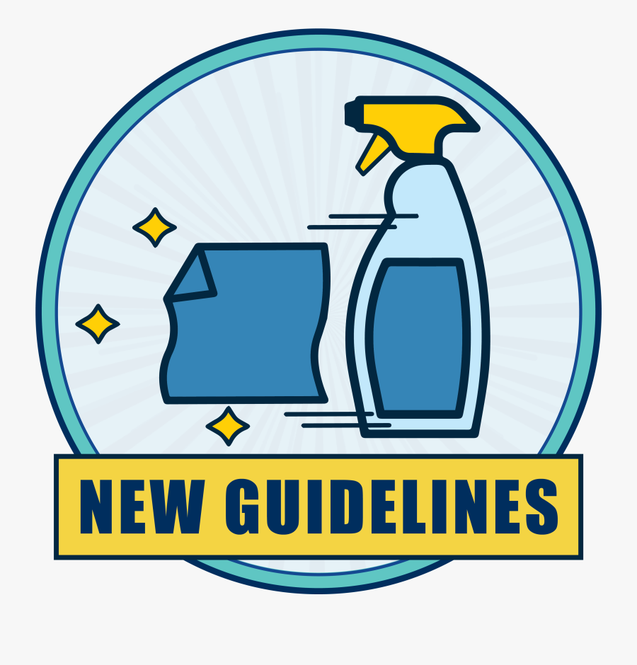 New Sanitization Guidelines Icon, Transparent Clipart