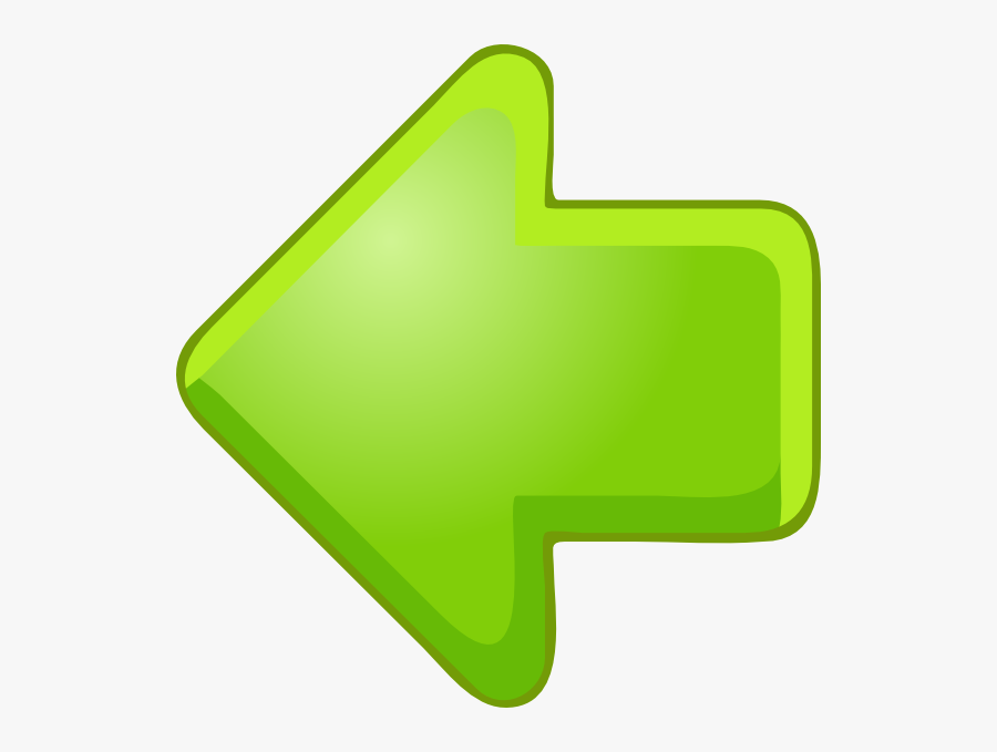 Free Vector Left Arrow Green Clip Art - Green Arrow Clipart Jpg, Transparent Clipart
