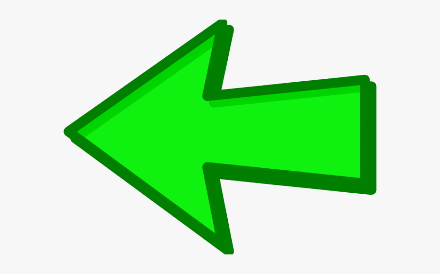 Arrow Clipart Green - Left Pointing Arrow Png, Transparent Clipart