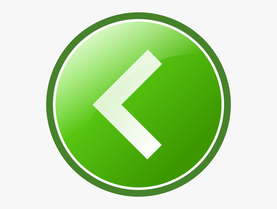 Left Arrow Button Svg Clip Arts - Left Arrow Button Png, Transparent Clipart
