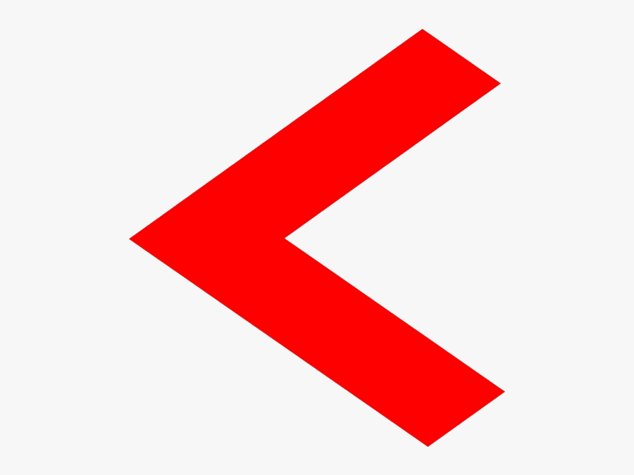 Red Arrow Left Clip Art At Clkercom Vector To Transparent - Coquelicot, Transparent Clipart