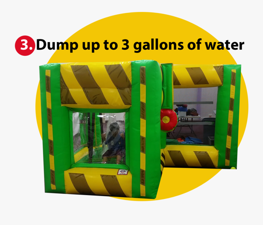 Dump"n Splash Inflatable Dunk Tank Target Game - Inflatable, Transparent Clipart