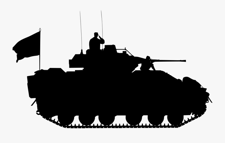 Transparent Military Silhouette Png - Tank Png Gif, Transparent Clipart