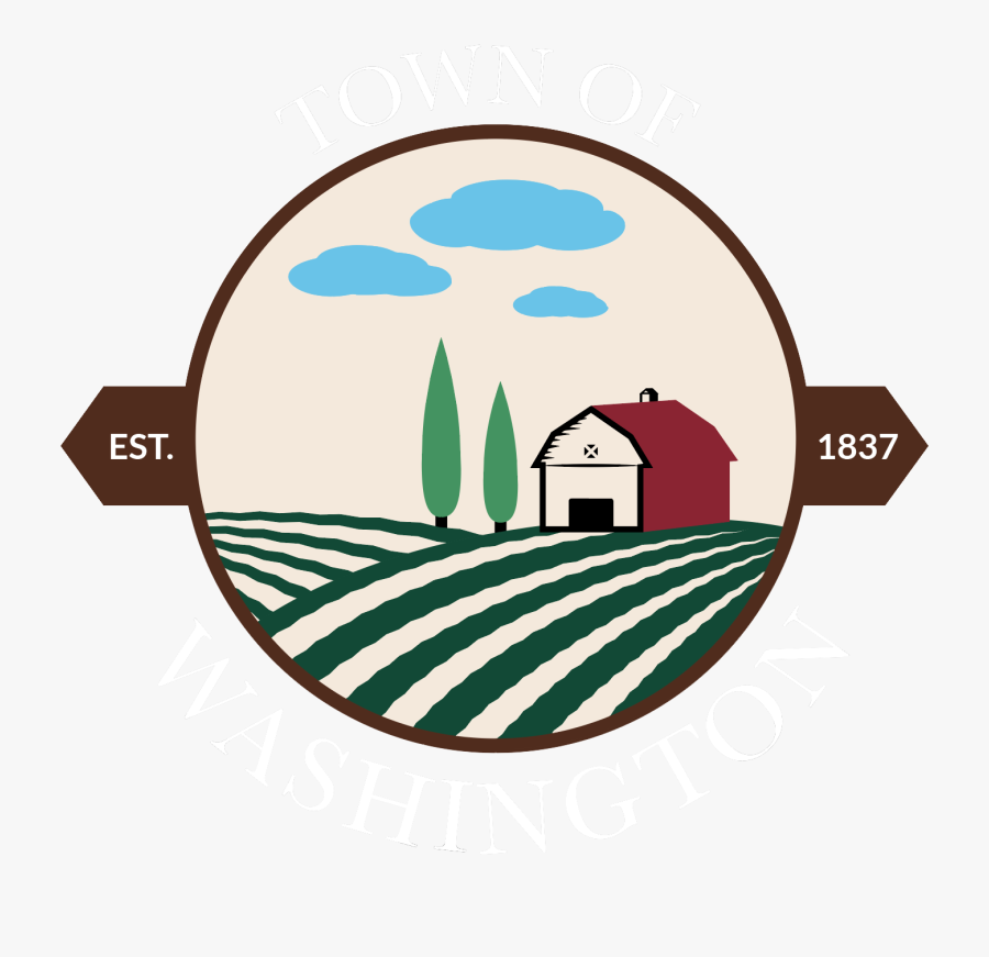 Town Of Washington - Farm House Vector Logo, Transparent Clipart