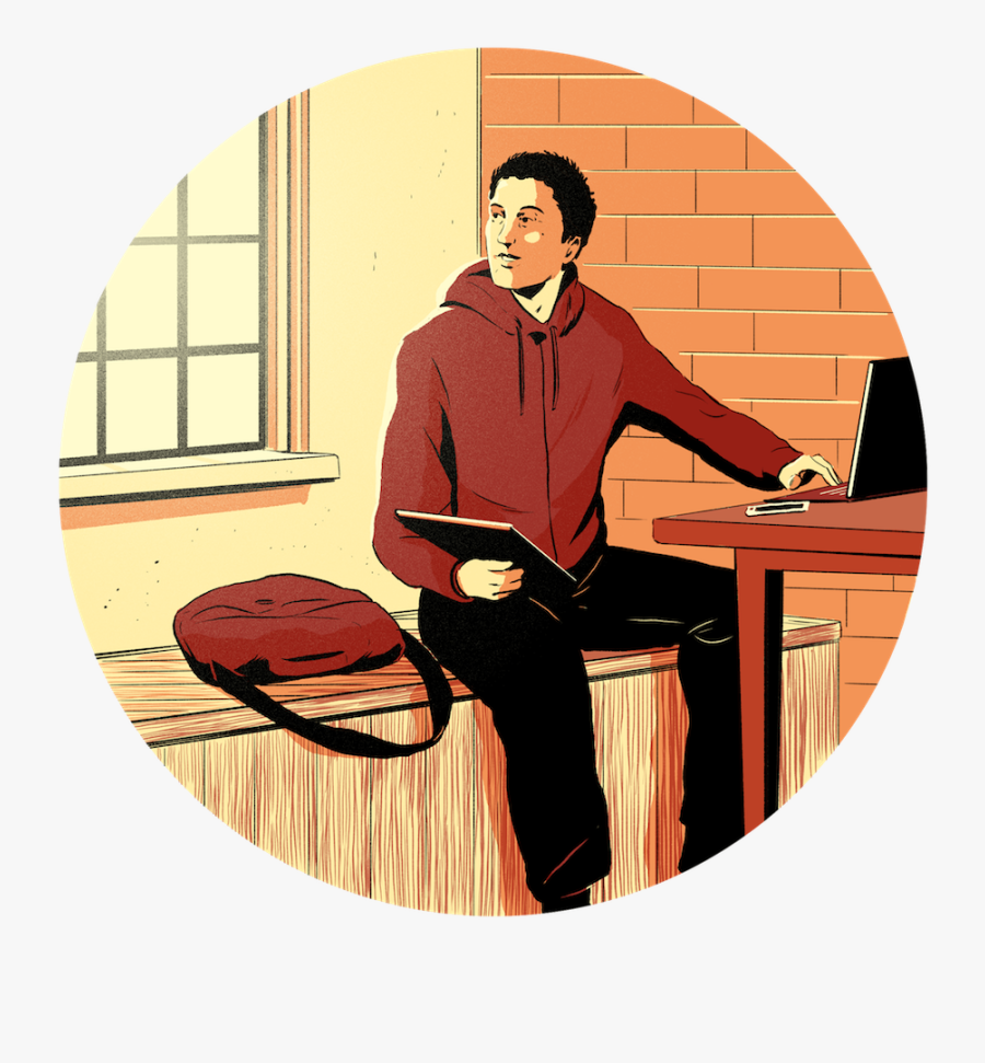 Kyd Int01 Commentary - Sitting, Transparent Clipart