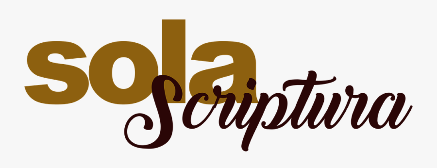 Soles, Reform, Scripture - Calligraphy, Transparent Clipart