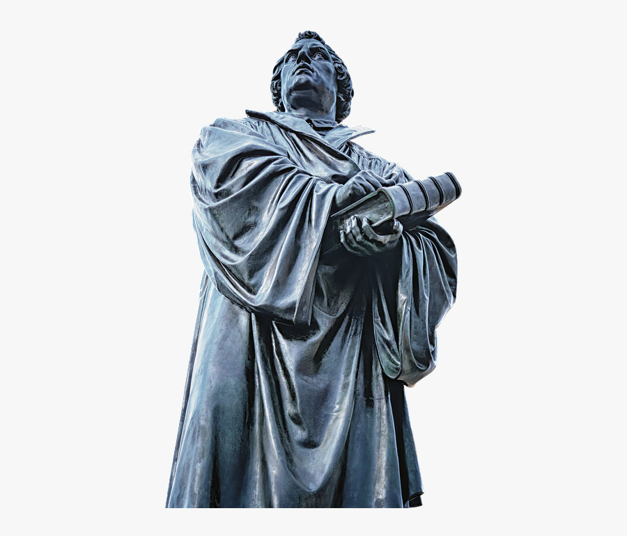Martin Luther, Martin, Luther, Bronze, Reformation - Martin Luther Statue Hd, Transparent Clipart