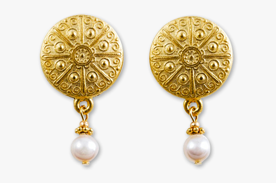 China Medallion Clip Earrings - Earrings, Transparent Clipart