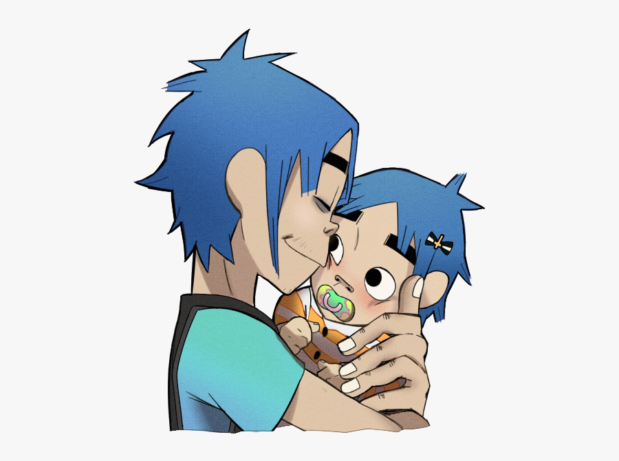 Gorillaz 2d And Sydney, Transparent Clipart