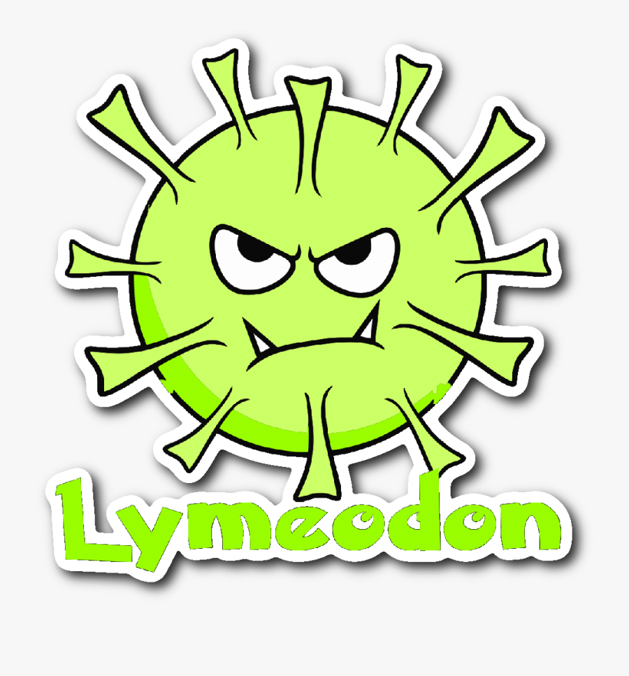 Lyme Disease Monster Sticker - Cartoon, Transparent Clipart
