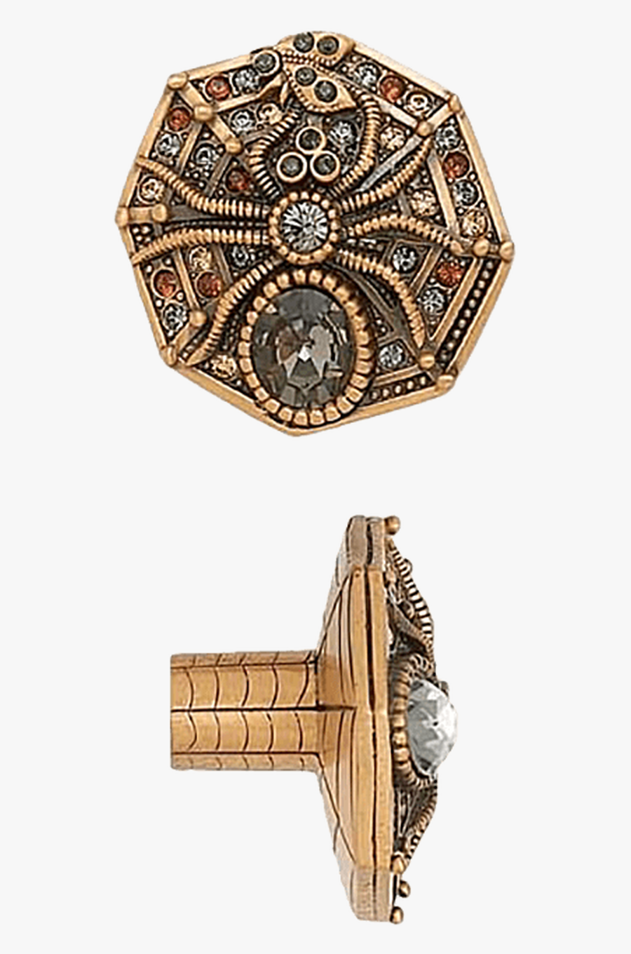 Spider Knob 7153 With Tourm - Chair, Transparent Clipart