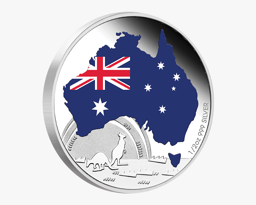 Australia Flag With Name, Transparent Clipart
