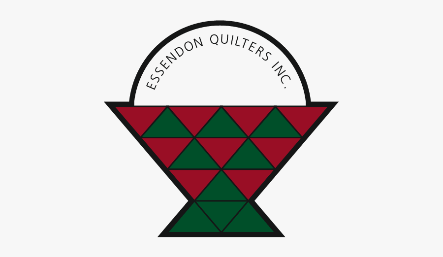 Essendon Quilters Located In Melbourne Australia - Triangle, Transparent Clipart