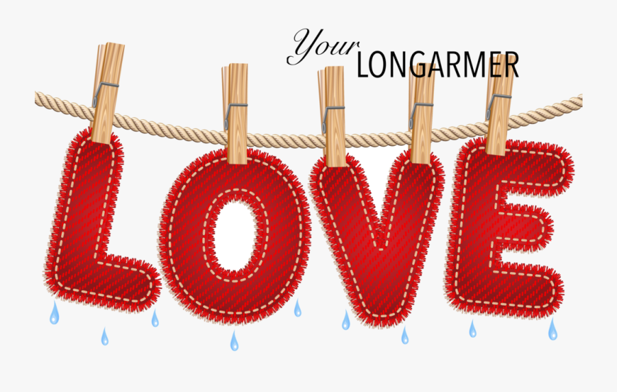 Love Your Longarmer - Corde A Linge Amour, Transparent Clipart