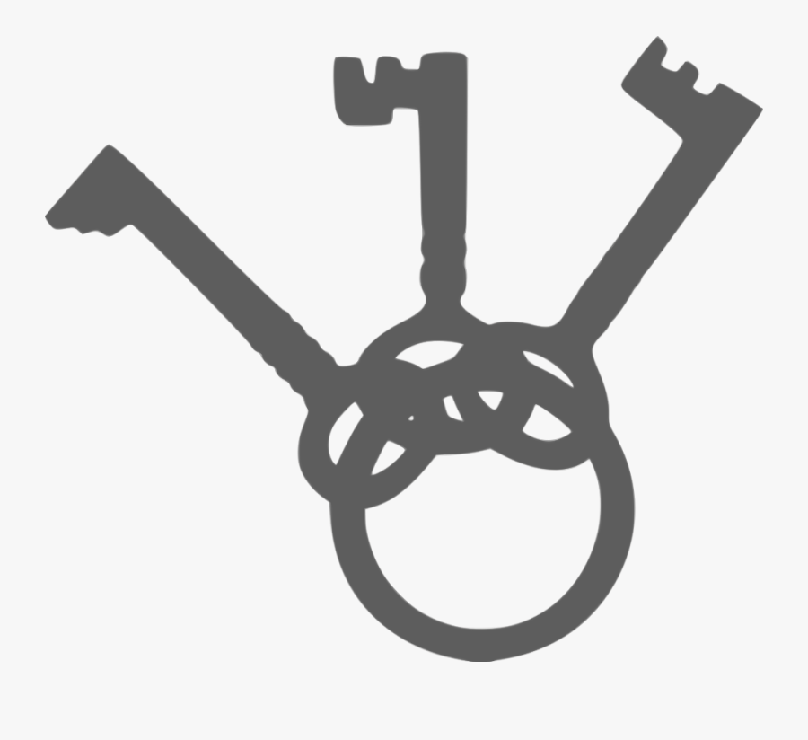 Silhouette Objet - 3 Keys, Transparent Clipart