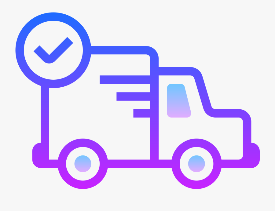 Motor Vehicle,mode Of Transport,clip Blue,car - Same Day Delivery Icon, Transparent Clipart