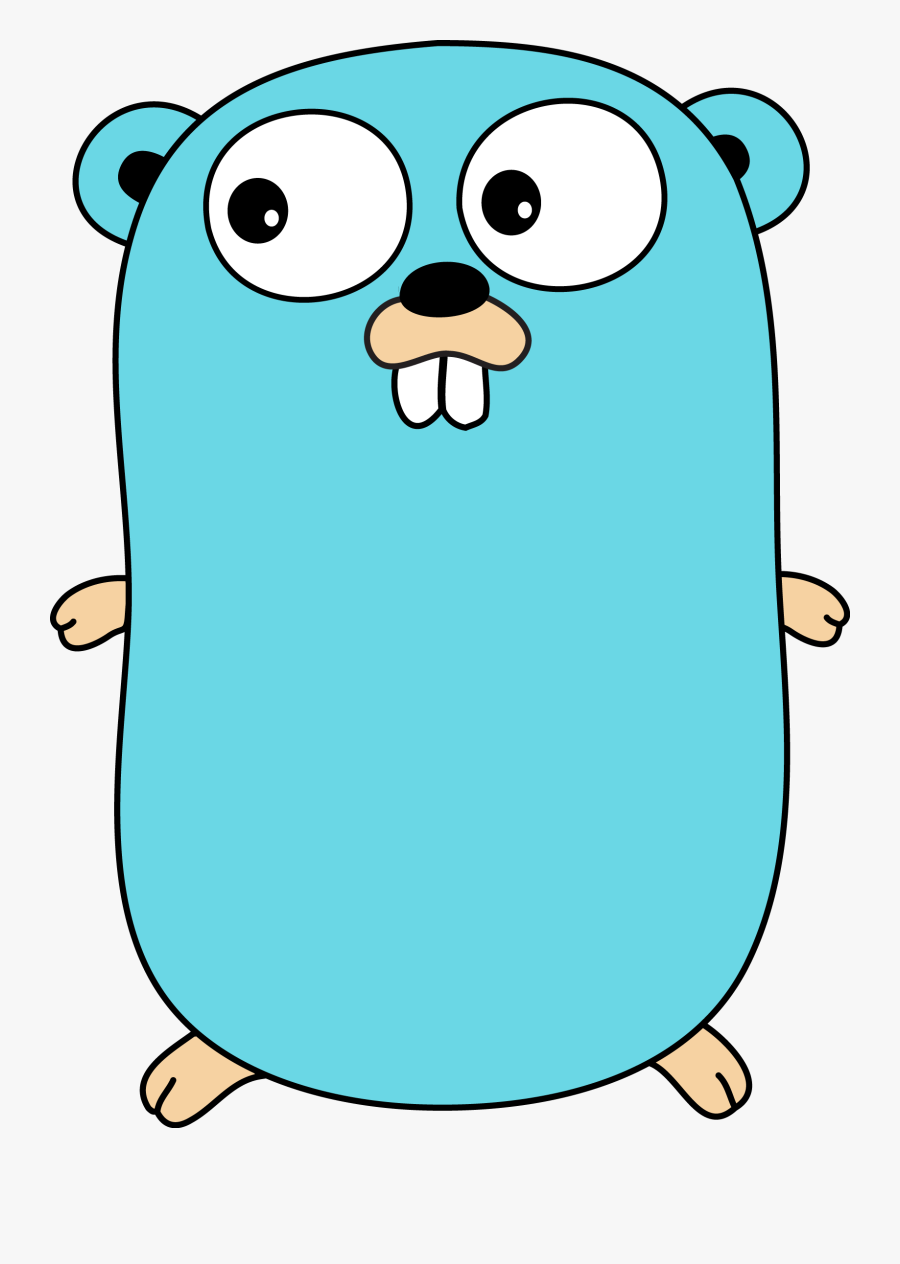 Today I Will Explain How To Install Google Golang And - Go Mascot, Transparent Clipart