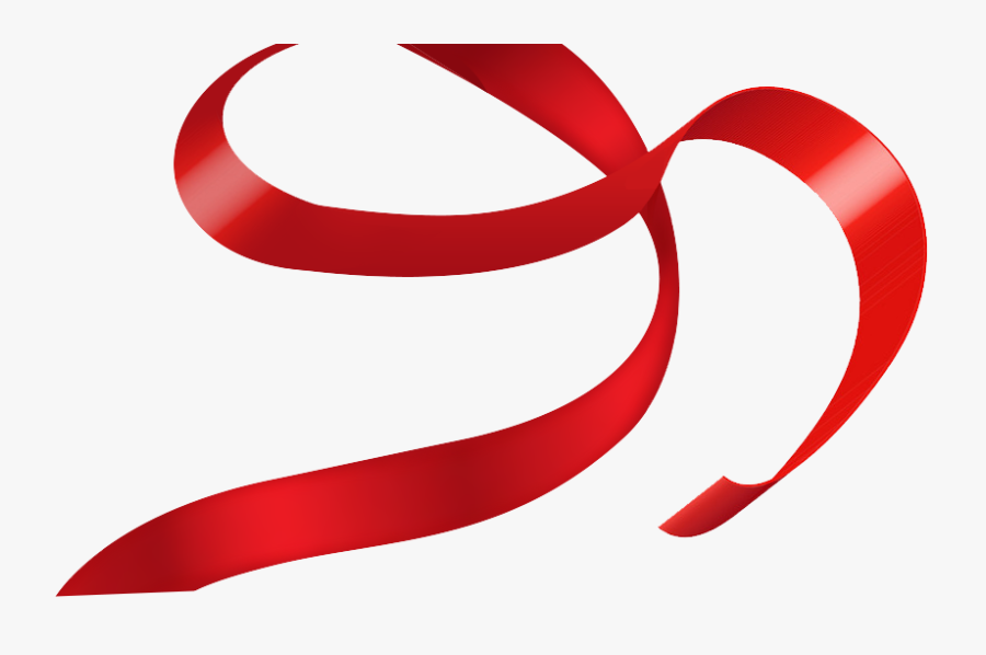Red Ribbon In Action Aids Education Funding Scheme - Red Ribbon, Transparent Clipart