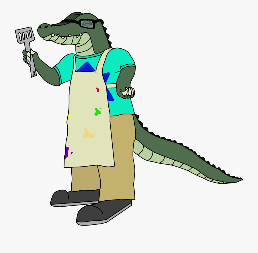 Croc Blocked On Twitter - Cartoon, Transparent Clipart