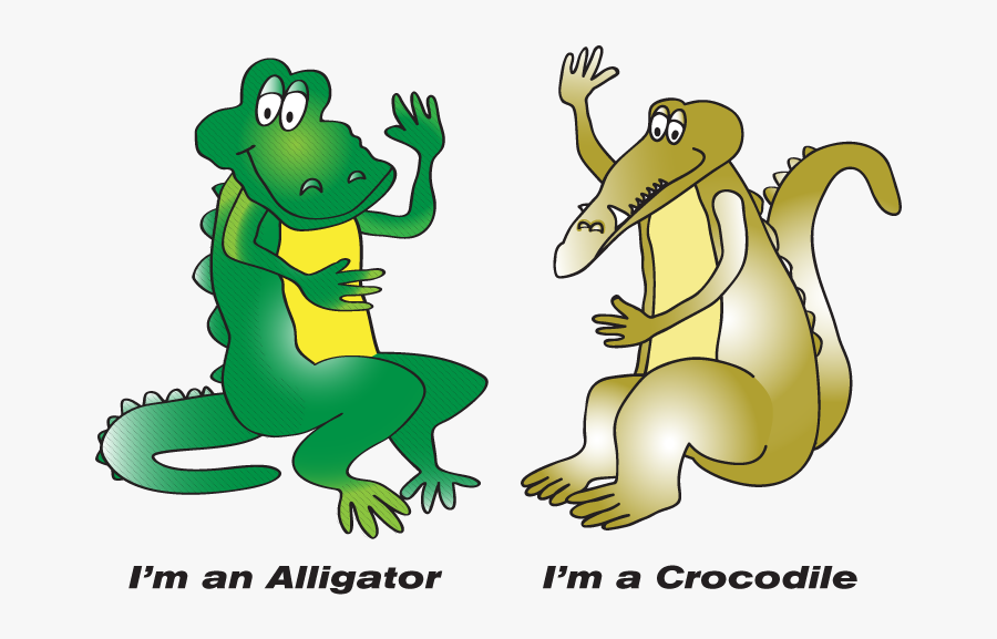 Gator-croc Web Trans - Hello Alligator, Transparent Clipart