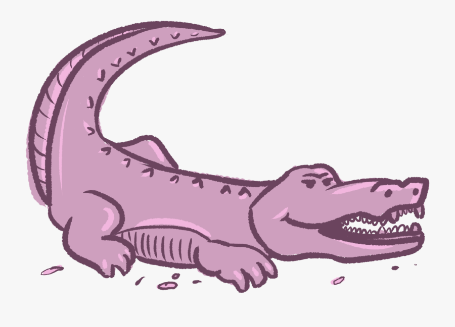 Nile Crocodile, Transparent Clipart