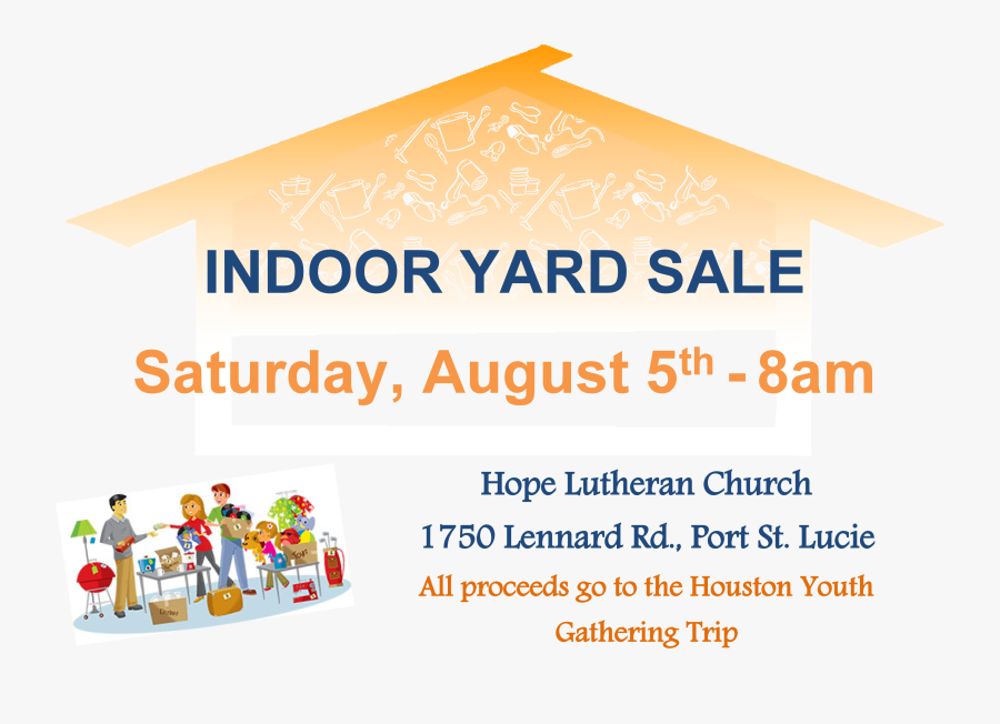 Indoor Yard Sale - 5 10 15, Transparent Clipart