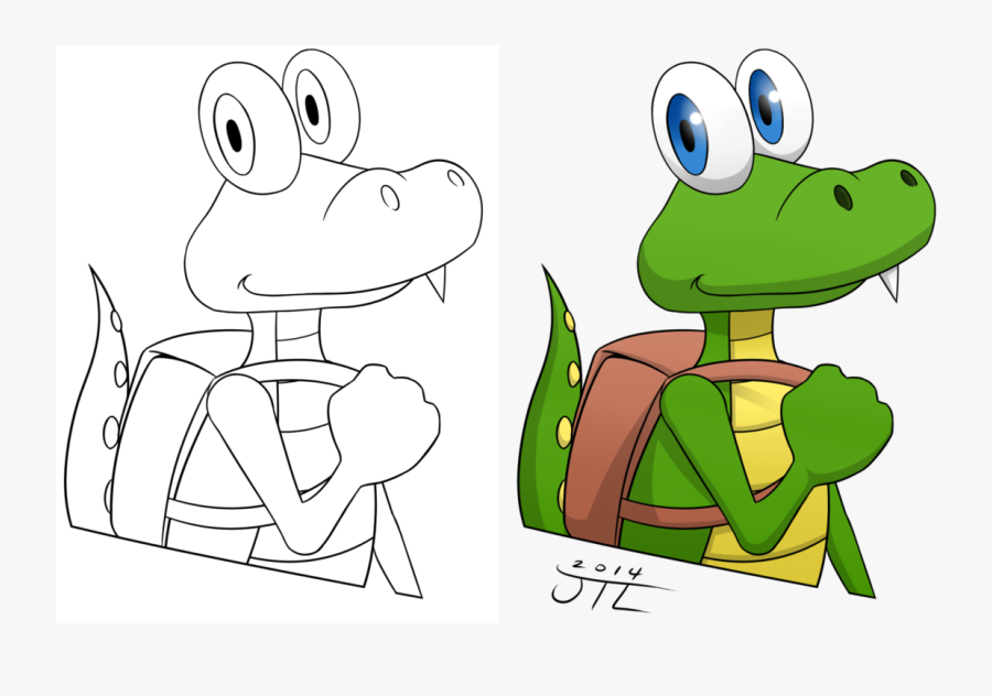 Croc Legend Of The Gobbos - Cartoon, Transparent Clipart