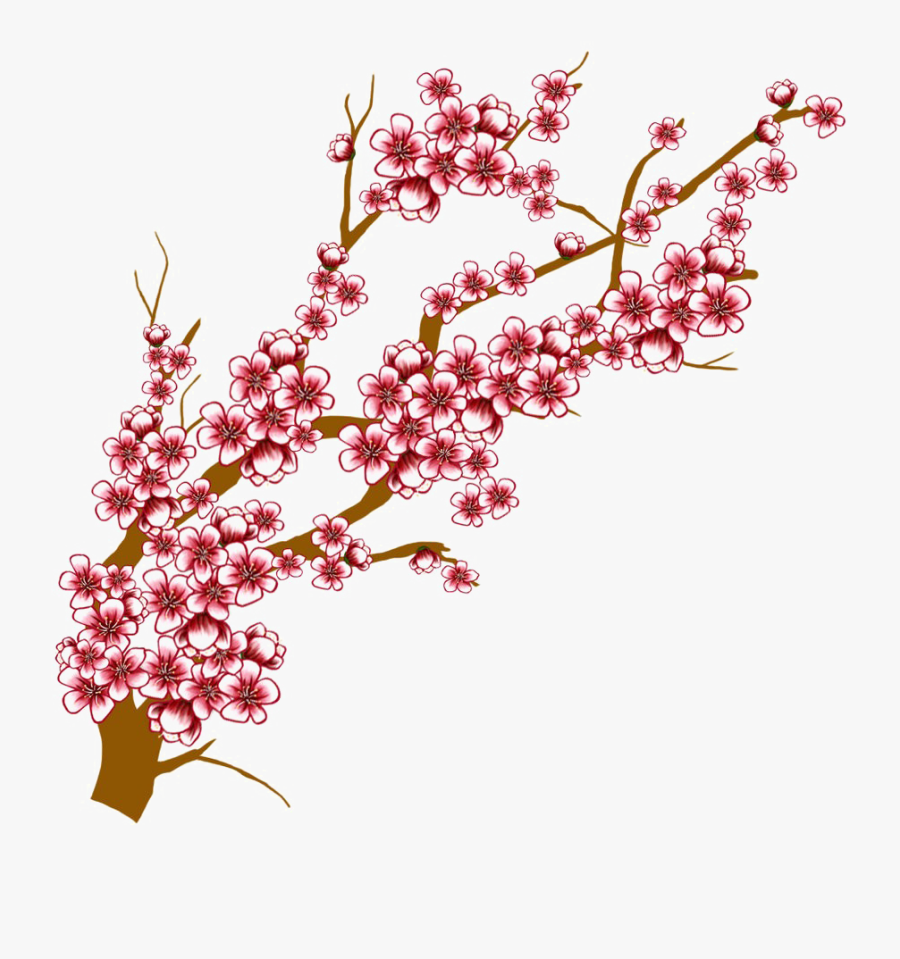 Unique Flowers Png Images Transparent Free Download - Cherry Blossom Tree Free Clipart, Transparent Clipart