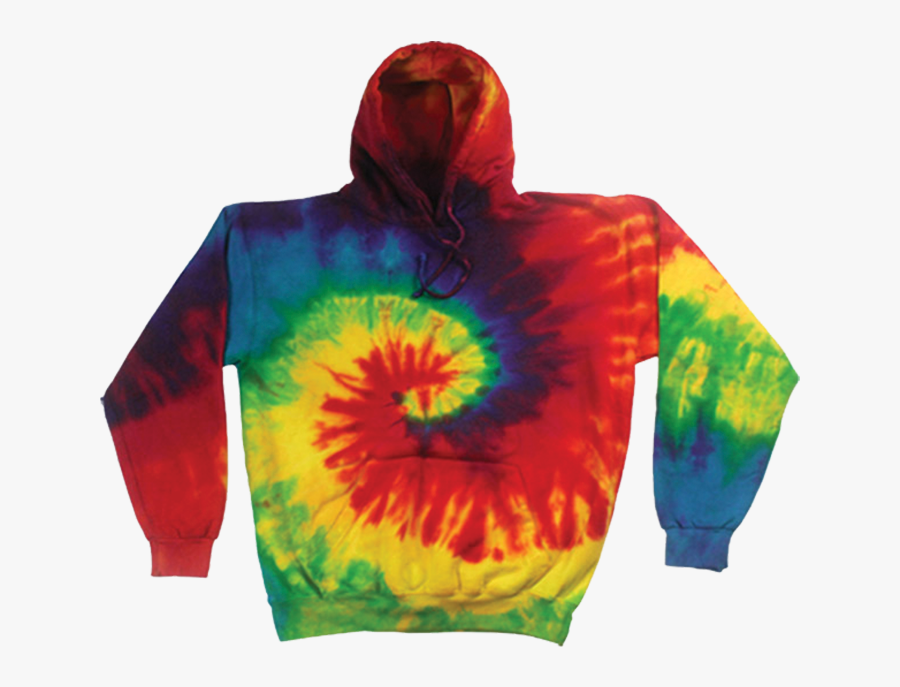 Clipart Circle Tie Dye - Tie Dye Hoodie Back, Transparent Clipart