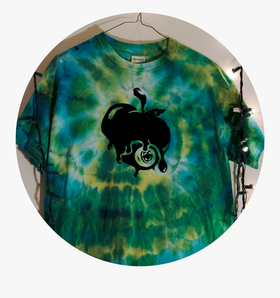 Bad Apple Green Tye Dye - Indian Elephant, Transparent Clipart