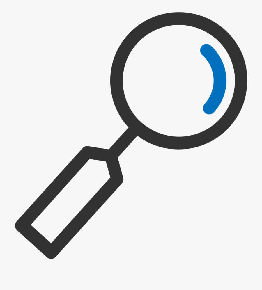 Transparent Magnifying Glass Icon Png - Misterio Icono, Transparent Clipart