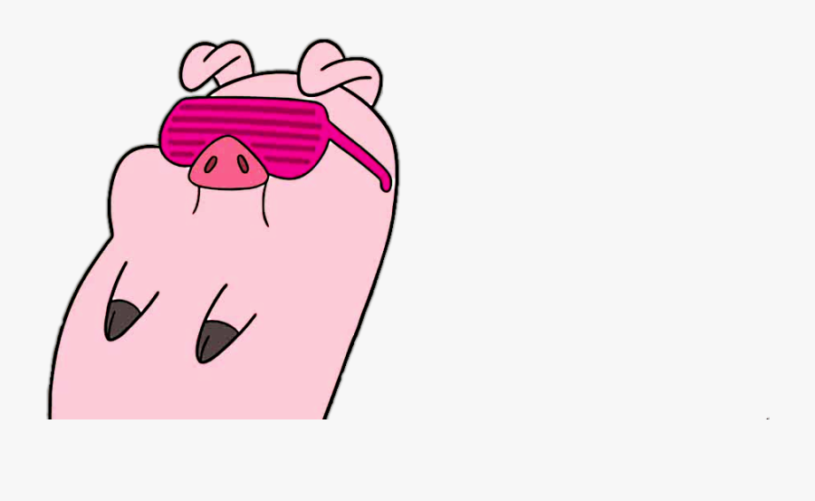 #pig #cartoon #shades #cool #transparent #png #freetoedit - Transparent Gravity Falls Png, Transparent Clipart